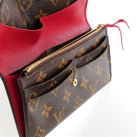 louis vuitton monogram emilie wallet red|louis vuitton empreinte wallet.